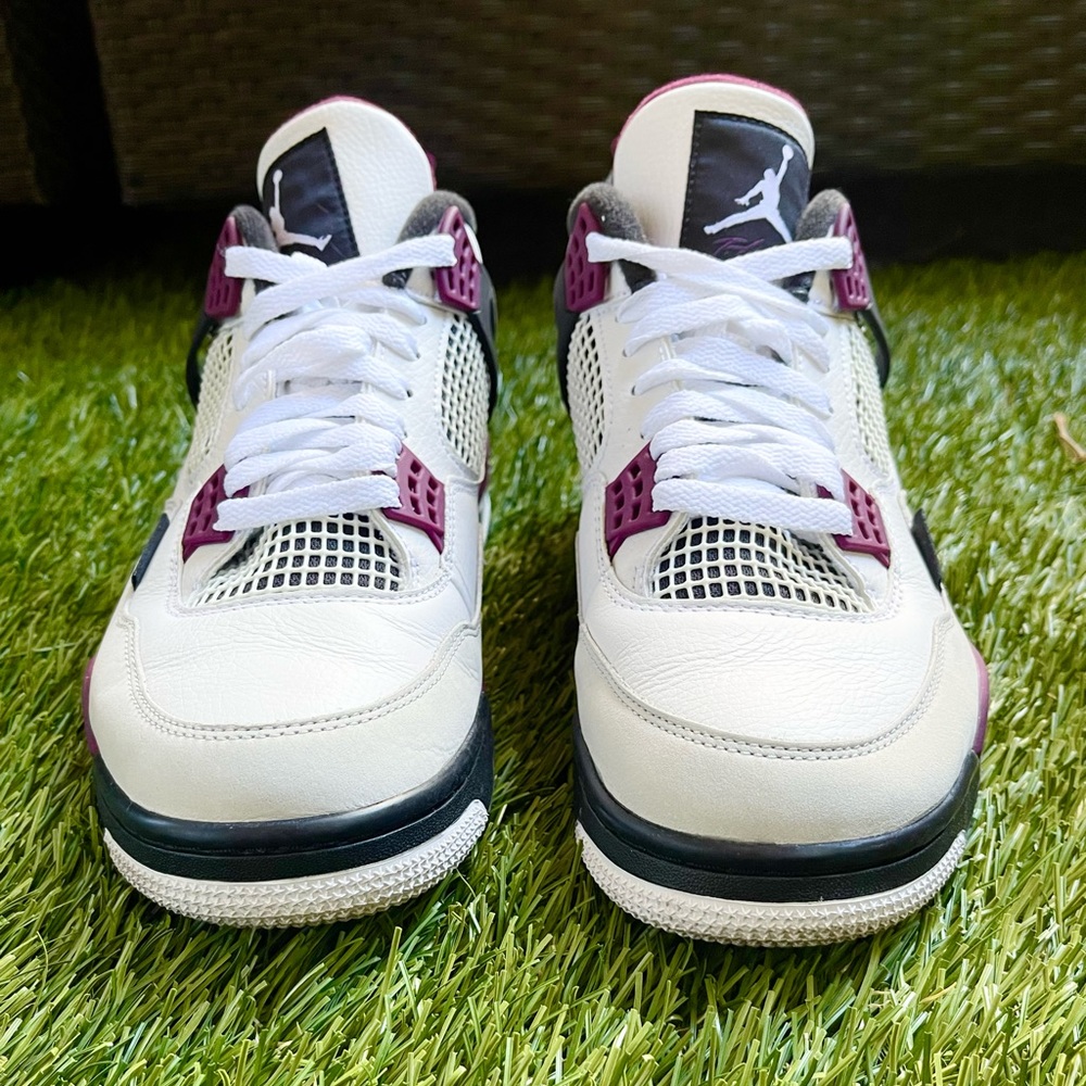Jordan 4 Retro Paris Saint-Germain Bordeaux Size 10 - Picture 11 of 11